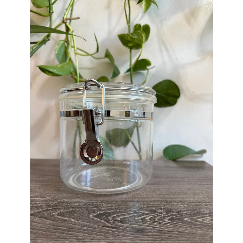 Oggi Clear Clamp Storage Jar with Lid